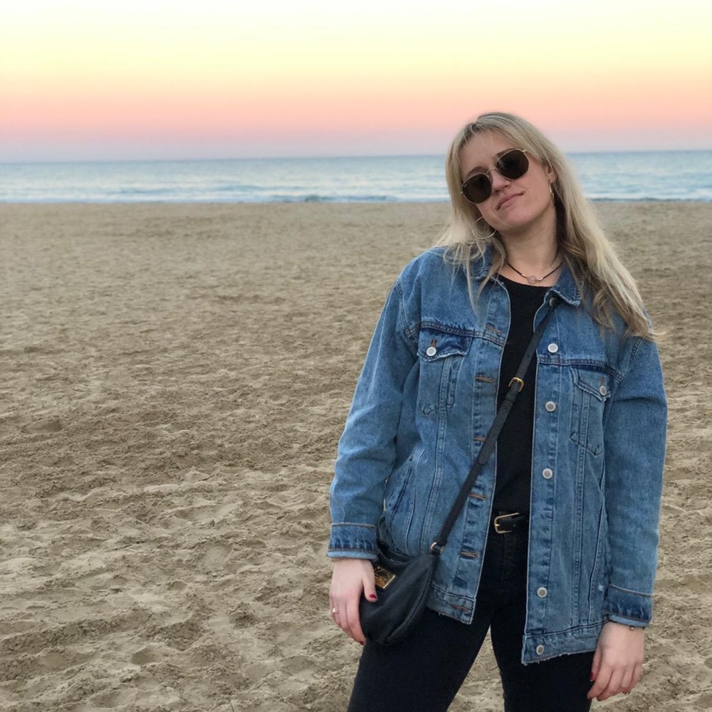 Oversized Bershka denim jacket